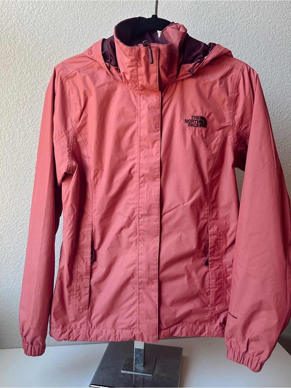 The North Face DryVent Women's Hooded Rain Jacket - Dusty Rose